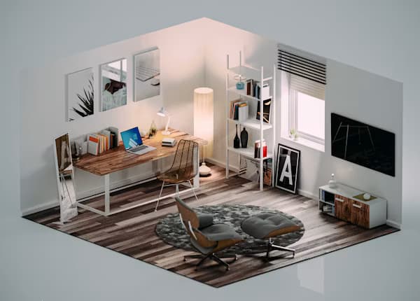 3D visualization render comparison representation