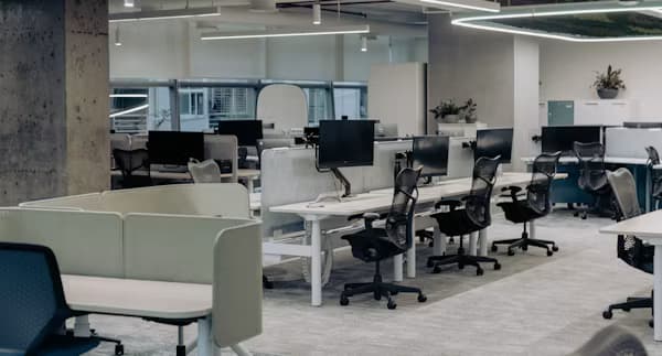 Meeting room with conference setup representing client trust benefits